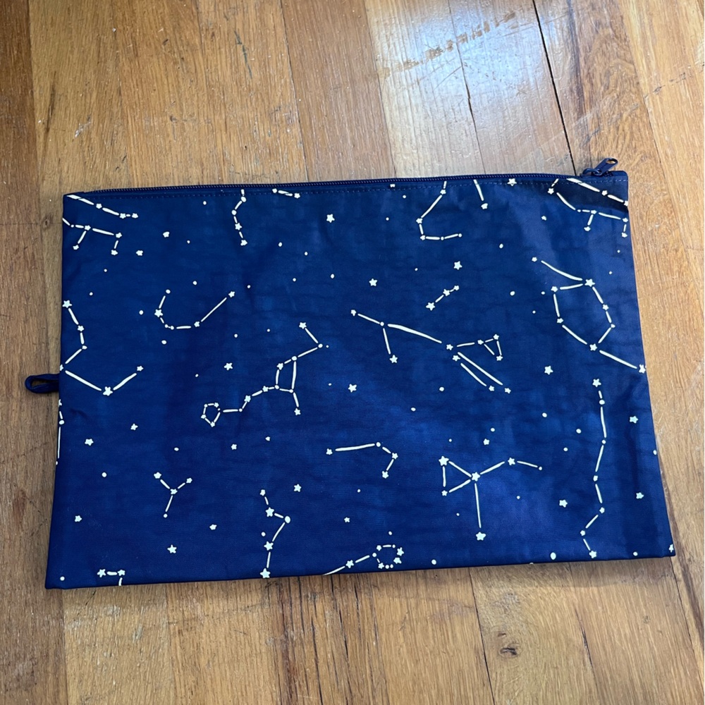 Baggu Night Sky Large Go Pouch - NWOT